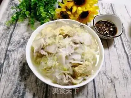 Make Five flowers, sour sauce, tofu step 16