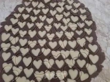 Make A heart-to-heart cookie step 9