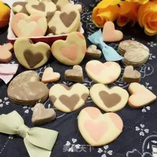Make A heart-to-heart cookie step 16