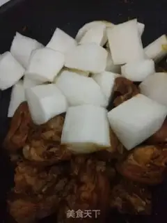 Make Carrot burns pig feet step 7