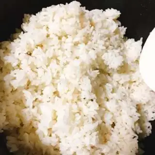 Make Ham eggs for rice step 2