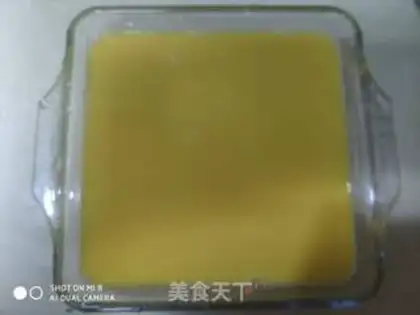 Make Pudding chicken cake step 3