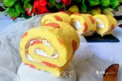 Make Buttered Swiss roll step 23