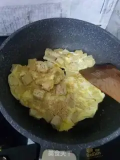 Make Frozen tofu from quail eggs step 3