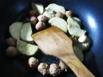Make Chicken with meatballs step 3