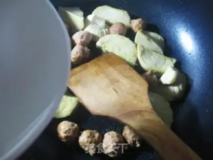 Make Chicken with meatballs step 4
