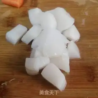 Make Shrimp fan Bessie orchid step 1