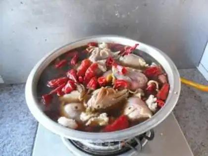 Make Hot chicken head step 8