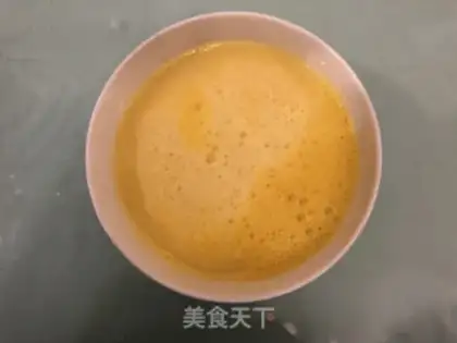 Make Crab powdered goose eggs step 1