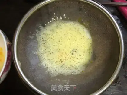 Make Crab powdered goose eggs step 2