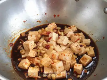 Make Fish and corn tofu step 10