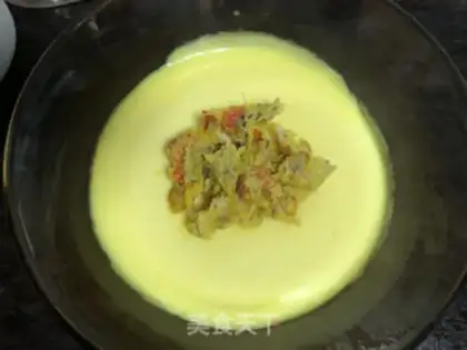 Make Crab powdered goose eggs step 5