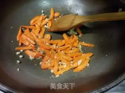 Make Sweet peas fried mushrooms step 5