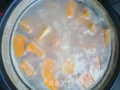 Make Pumpkin porridge step 3