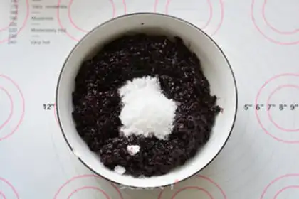 Make Purple rice snack step 3