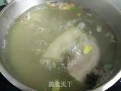 Make Garlic white meat step 2