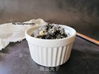 Make Traditional black sesame soup step 13
