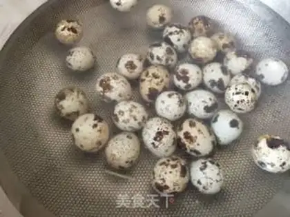 Make Tiger-skind quail eggs step 0