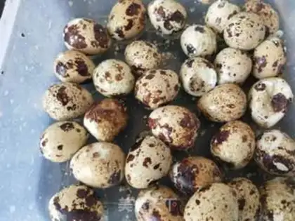 Make Tiger-skind quail eggs step 1
