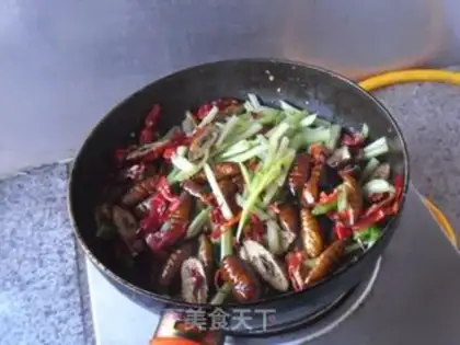 Make Spicy silk step 9