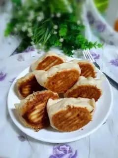 Make Porridge pork buns step 12