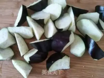 Make Soccer eggplant step 2