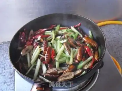 Make Spicy silk step 11