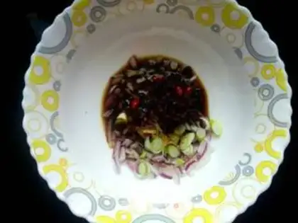 Make Spicy noodles step 1
