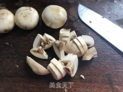 Make Mushrooms and shrimp step 0