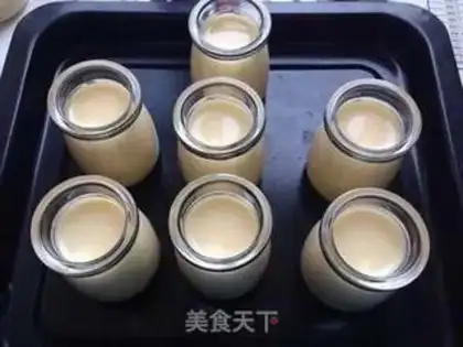 Make Milk pudding step 1