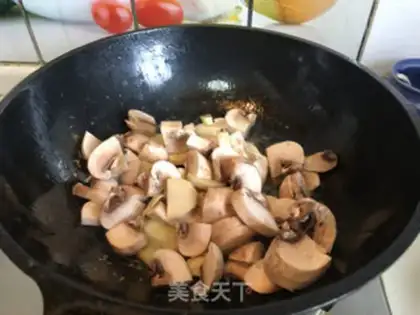 Make Mushrooms and shrimp step 5