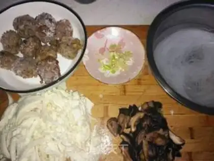 Make Fanball soup step 0