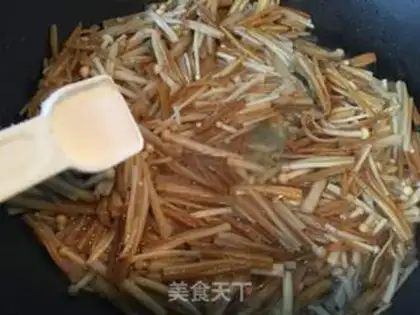 Make Sliding golden mushrooms step 4