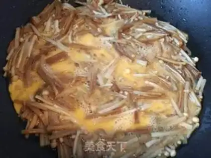 Make Sliding golden mushrooms step 5