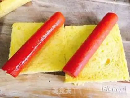 Make A ham toast step 2