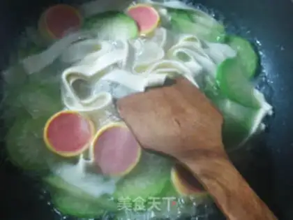 Make Meat sausages, radish pants step 3
