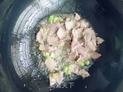 Make Celery and meat step 2