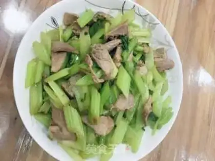 Make Celery and meat step 6