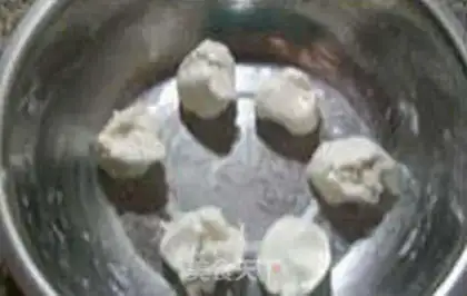 Make Coconut red bean pie step 4