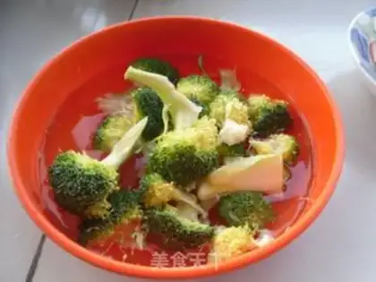 Make Bean-dry broccoli step 2