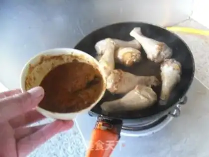 Make The chicken leg step 6