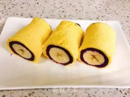 Make Purple banana rolls step 6