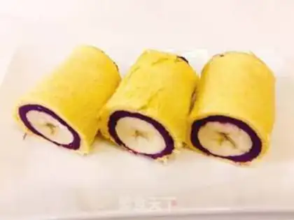 Make Purple banana rolls step 7