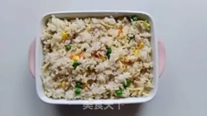 Make Meat rice cheese step 7