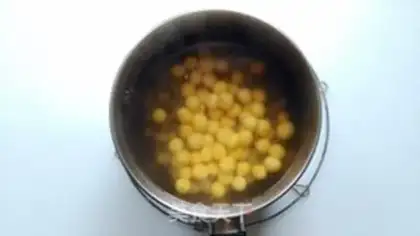 Make The raisins burn the little dots step 3