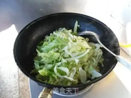 Make Seaweed silk and cabbage step 3