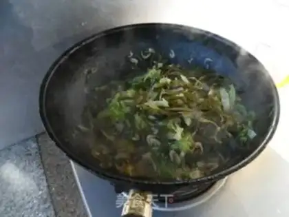 Make Seaweed silk and cabbage step 7