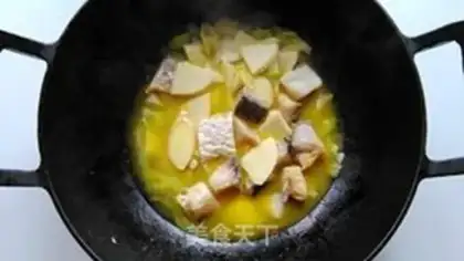 Make The winter burns salty fish step 5