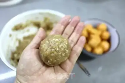 Make Salted eggs, yellow, yellow step 6