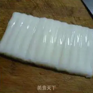 Make Pepper-crackers, fried rice cake step 4